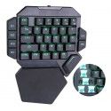 Direct sale K50 game real mechanical keyboard throne special one handed keyboard hand tour keyboard eat chicken 