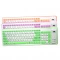 103 key silicone USB folding silicone keyboard factory wholesale waterproof mobile phone office game keyboard