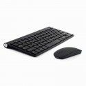 Special price h288 ultra thin Mini Notebook 2.4G wireless Bluetooth keyboard scissors feet wireless keyboard and mouse set 
