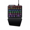 Direct sale K50 mechanical handle single hand keyboard wired mobile game left hand keyboard eat chicken artifact 