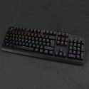 Direct MD pluggable blue axis real mechanical keyboard, luminous mechanical keyboard, 104 key game mechanical keyboard 