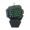 Direct sale K50 game real mechanical keyboard throne special one handed keyboard hand tour keyboard eat chicken 