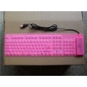 Factory direct silicone game keyboard spot industrial waterproof computer external classic 109 customized mechanical keyboard