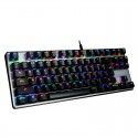 Direct G20 backlight mechanical keyboard 87 key RGB real mechanical keyboard green axis wired keyboard 