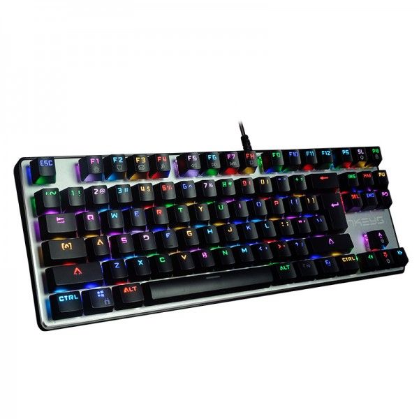 Direct G20 backlight mechanical keyboard 87 key RGB real mechanical keyboard green axis wired keyboard 