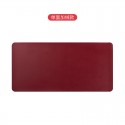 Manufacturer waterproof leather computer mouse pad large desk pad keyboard desk pad logo pattern