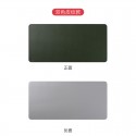 Manufacturer waterproof leather computer mouse pad large desk pad keyboard desk pad logo pattern