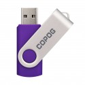 Metal rotary U disk clip 32g creative U disk gift computer USB flash disk factory wholesale cross-border bidding