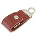 Exhibition Key Chain Leather Case 2g4gu disk leather PU USB flash disk Ruyi USB flash disk color printing embossing LOGOU disk