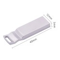 [xingtaiyuan] Mini Metal creative arc USB flash disk metal USB flash disk logo laser engraving USB flash disk