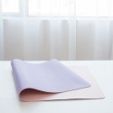 Amazon double-sided two-color PU Leather Desk Mat large mouse game mat learning desk mat