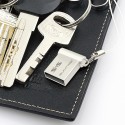 Manufacturer's spot super mini metal music USB flash disk custom Keychain metal USB flash disk logo laser engraving USB flash disk