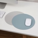 Round mouse pad small single double-sided solid color computer office game girls' desk pad anti slip mouse pad customization