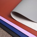 Wholesale leather mouse pad ordering pattern logo super large leather writing pad office computer keyboard desk pad