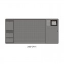 Ins retro multifunctional business office household waterproof large computer desk pad Pu mouse pad