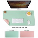 Wholesale leather mouse pad ordering pattern logo super large leather writing pad office computer keyboard desk pad