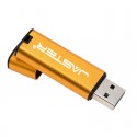 Manufacturer direct selling metal aluminum alloy long aluminum USB flash disk high-end fashion metal USB flash disk logo laser engraving USB flash disk