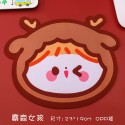 Cute cartoon girl heart ins mouse pad office game desktop notebook non slip pad creative Mini Table Pad