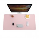 Wholesale leather mouse pad ordering pattern logo super large leather writing pad office computer keyboard desk pad