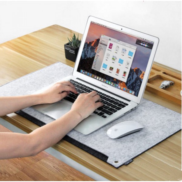 Increase the mouse pad felt multifunctional computer mouse pad keyboard pad writing desk pad warm and thickened in winter