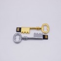 [xingtaiyuan] metal creative key USB flash disk high speed gold silver key USB flash disk logo laser engraving USB flash disk