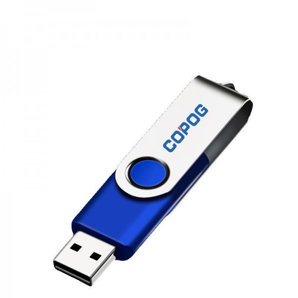 Metal rotary U disk clip 32g creative U disk gift computer USB flash disk factory wholesale cross-border bidding
