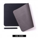 Source factory stock mouse pad leather desk pad business office computer desk pad single-sided monochrome computer pad
