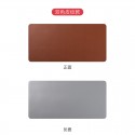 Manufacturer waterproof leather computer mouse pad large desk pad keyboard desk pad logo pattern