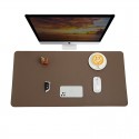 Wholesale leather mouse pad ordering pattern logo super large leather writing pad office computer keyboard desk pad