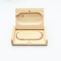 Wholesale wood USB flash disk customized Maple walnut bamboo optional 16g wood gift USB flash disk carbonized bamboo USB flash disk