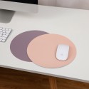 Round mouse pad small single double-sided solid color computer office game girls' desk pad anti slip mouse pad customization