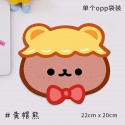Cute cartoon girl heart ins mouse pad office game desktop notebook non slip pad creative Mini Table Pad