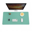 Wholesale leather mouse pad ordering pattern logo super large leather writing pad office computer keyboard desk pad