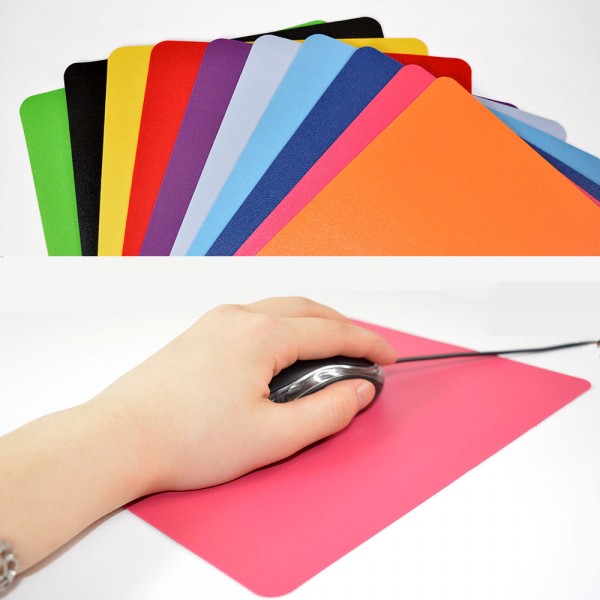 Color solid color ultra-thin computer game mouse pad tasteless non slip gift manufacturers wholesale foreign trade explosion