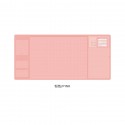 Ins retro multifunctional business office household waterproof large computer desk pad Pu mouse pad