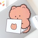 Ins soft chocolate bear mouse pad small laptop office cartoon student creativity