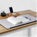 Increase the mouse pad felt multifunctional computer mouse pad keyboard pad writing desk pad warm and thickened in winter
