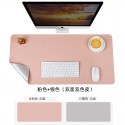 Wholesale leather mouse pad ordering pattern logo super large leather writing pad office computer keyboard desk pad