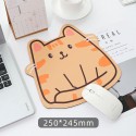 Mouse pad cartoon special-shaped cute girl ins fengri small desk pad creative thickened office soft hand pad