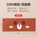 Graphene heating pad computer warm writing warm hand mouse pad cotton hemp simple office leather warm table pad