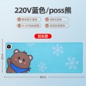 Graphene heating pad computer warm writing warm hand mouse pad cotton hemp simple office leather warm table pad
