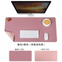 Wholesale leather mouse pad ordering pattern logo super large leather writing pad office computer keyboard desk pad