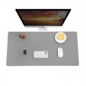 Wholesale leather mouse pad ordering pattern logo super large leather writing pad office computer keyboard desk pad