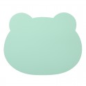 Wholesale silicone mouse pad leather mouse creative bear head mouse pad game pad business desk pad factory straight