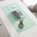Amazon double-sided two-color PU Leather Desk Mat large mouse game mat learning desk mat