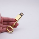 [xingtaiyuan] metal creative key USB flash disk high speed gold silver key USB flash disk logo laser engraving USB flash disk