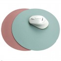 Round mouse pad small single double-sided solid color computer office game girls' desk pad anti slip mouse pad customization