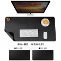 Wholesale leather mouse pad ordering pattern logo super large leather writing pad office computer keyboard desk pad