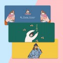 Vitality girl mouse pad increases cartoon cute writing creativity girl heart fairy Japanese small fresh table pad