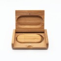 Wholesale wood USB flash disk customized Maple walnut bamboo optional 16g wood gift USB flash disk carbonized bamboo USB flash disk